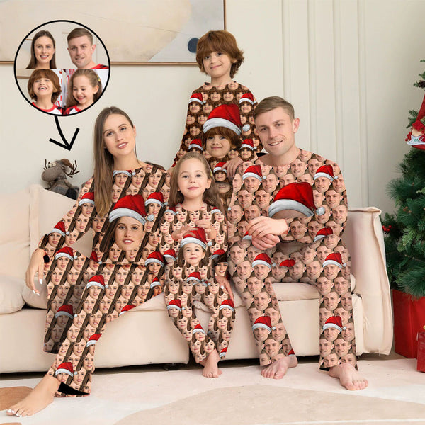 Benutzerdefinierte FotoPyjamas Familie passendes Set Weihnachten pass