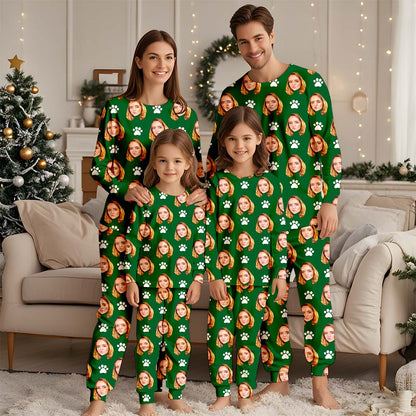 Benutzerdefinierte Pyjamas Meme Gesicht, benutzerdefinierte Pyjamas Familie, benutzerdefinierte Gesicht Pyjamas, lustige Pyjamas Familie, passende Pyjamas Geschenke, Weihnachtspyjamas