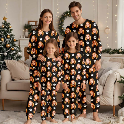 Benutzerdefinierte Pyjamas Meme Gesicht, benutzerdefinierte Pyjamas Familie, benutzerdefinierte Gesicht Pyjamas, lustige Pyjamas Familie, passende Pyjamas Geschenke, Weihnachtspyjamas