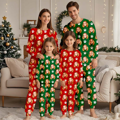 Benutzerdefinierte Pyjamas Meme Gesicht, benutzerdefinierte Pyjamas Familie, benutzerdefinierte Gesicht Pyjamas, lustige Pyjamas Familie, passende Pyjamas Geschenke, Weihnachtspyjamas