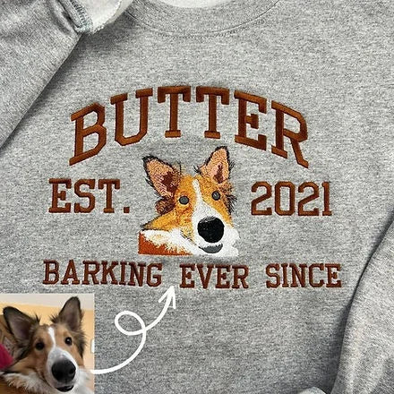 Personalisierte Geschenke Hund Exklusives benutzerdefiniertes Sweatshirt mit Ihrem Haustier-Design