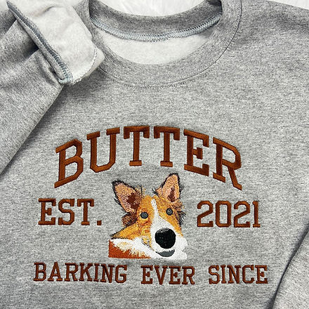 Personalisierte Geschenke Hund Exklusives benutzerdefiniertes Sweatshirt mit Ihrem Haustier-Design