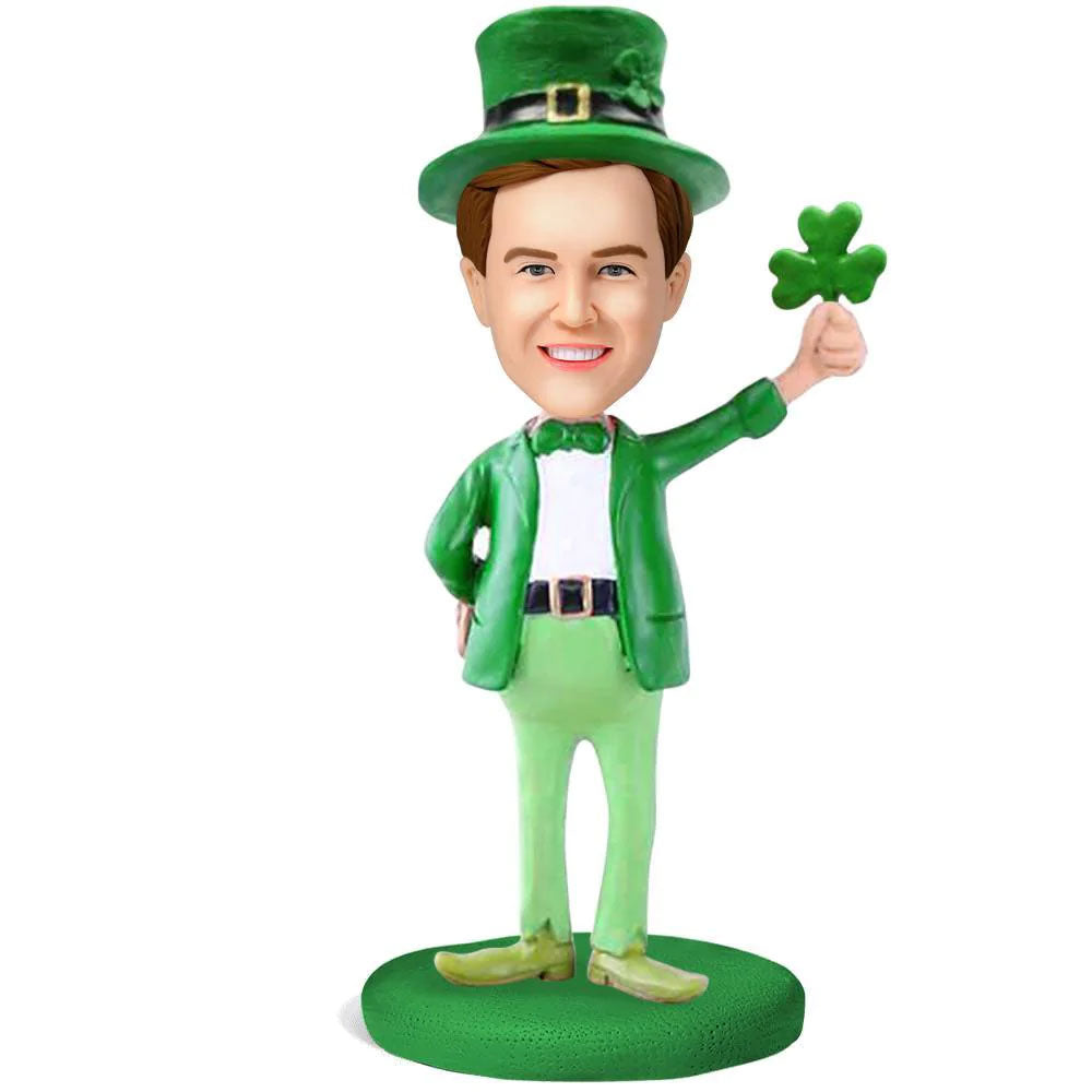 Personalisiertes Bobblehead-Geschenk zum St. Patrick's Day