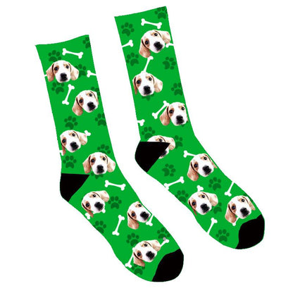 Custom Dog's Face Socks - Make Custom Gifts