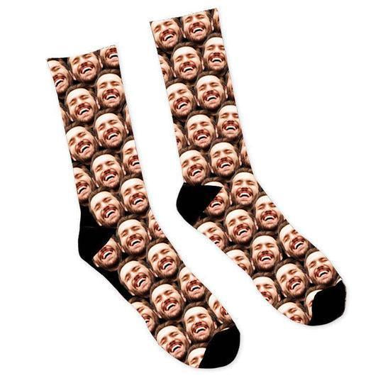 Custom Mash Face Socks 3 For 2 With My Face - Make Custom Gifts