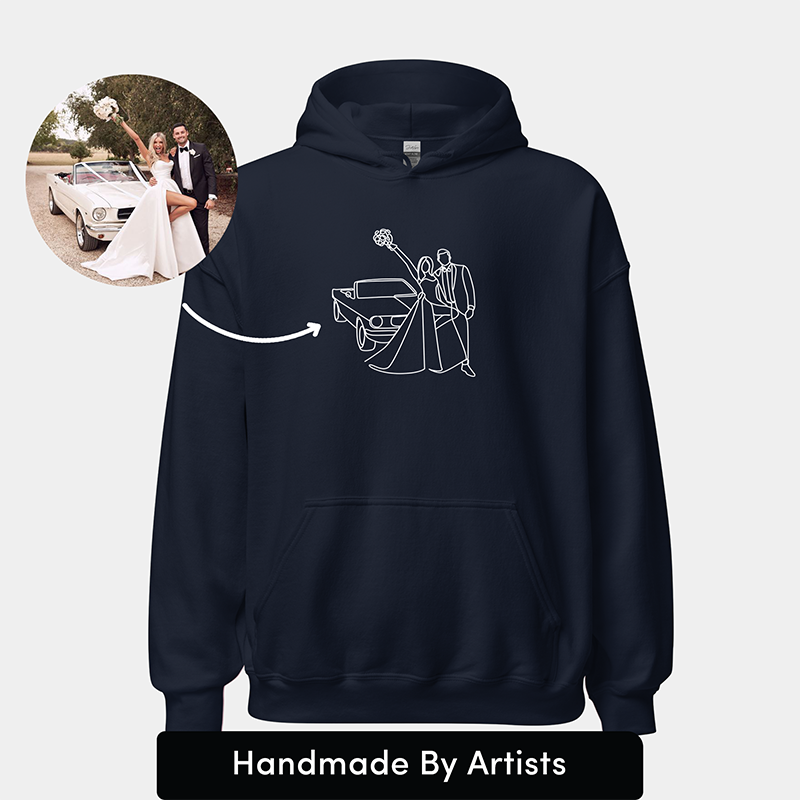 Hoodie Mit Hund Personalisiert Individuell besticktes Haustier-Sweatshirt