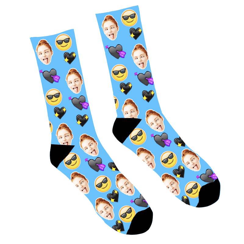 Custom Face Socks Emotion Socks - Make Custom Gifts