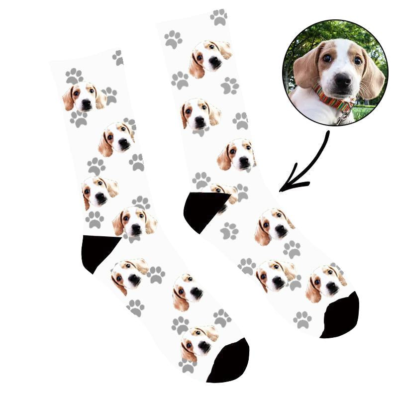 Custom Dog's Face Socks - Make Custom Gifts