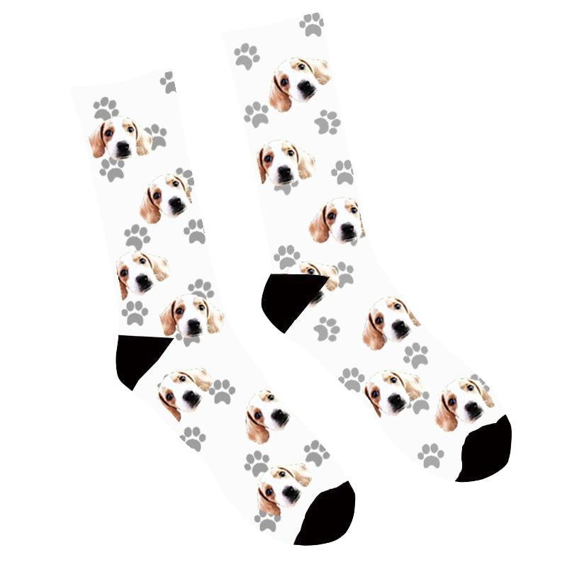 Custom Dog's Face Socks - Make Custom Gifts