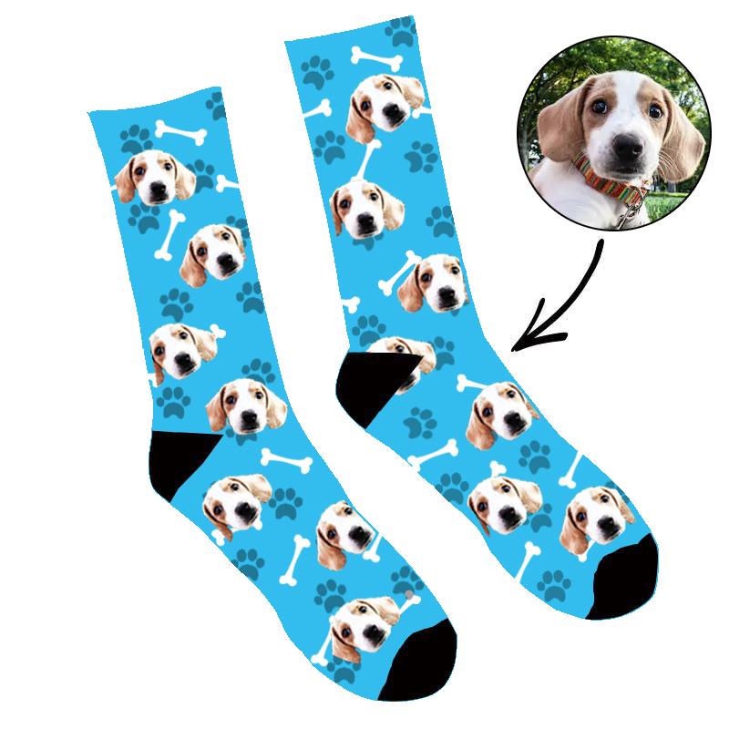 Custom Dog's Face Socks - Make Custom Gifts