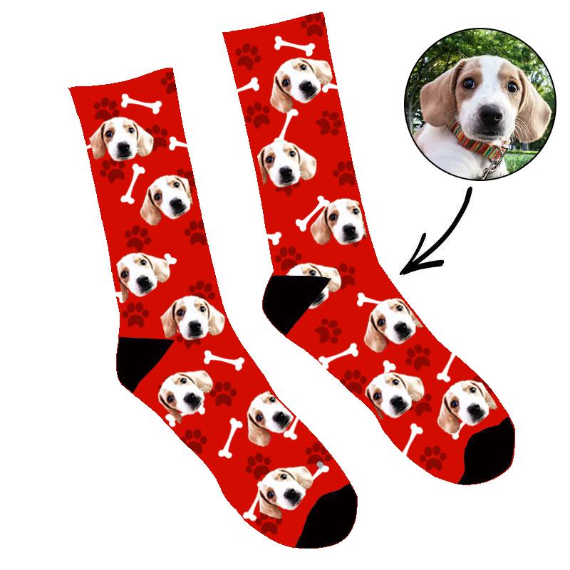 Custom Dog's Face Socks - Make Custom Gifts