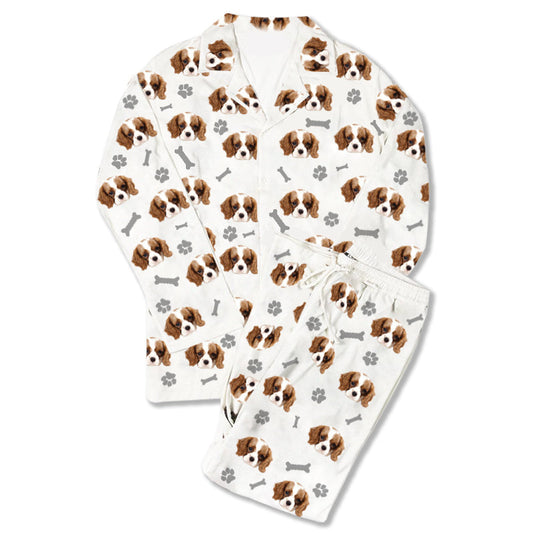 Custom Photo Pajamas Dog Footprint - Make Custom Gifts