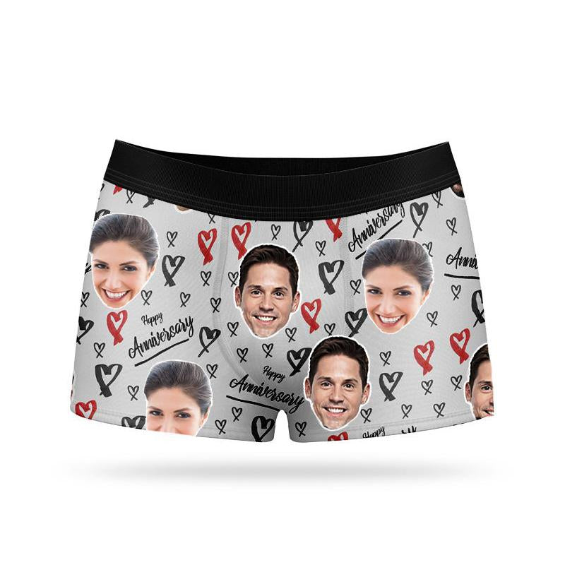 Custom Face Boxers - Anniversary - Make Custom Gifts