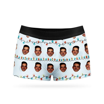 Custom Face Boxers - Lights - Make Custom Gifts