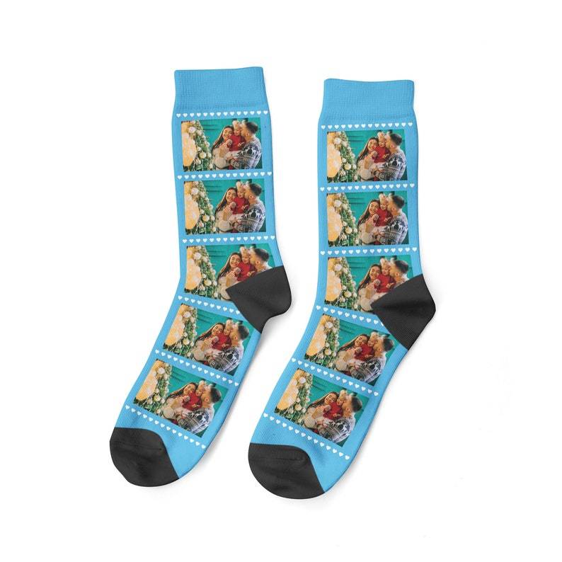 Personalisierte Fotosocken Familiensocken Freundesocken personalisiert