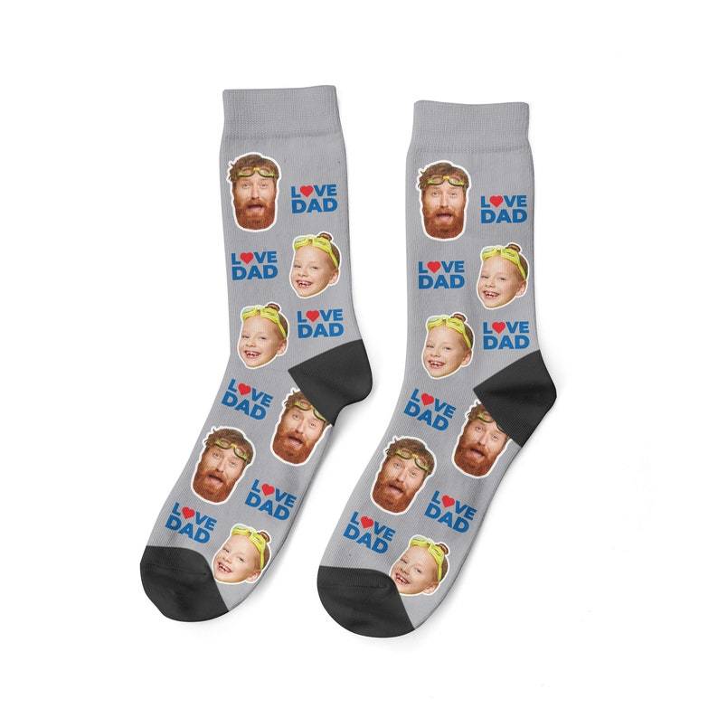 In Liebe Vater Socken individuelle Gesichtssocken personalisierte Socken