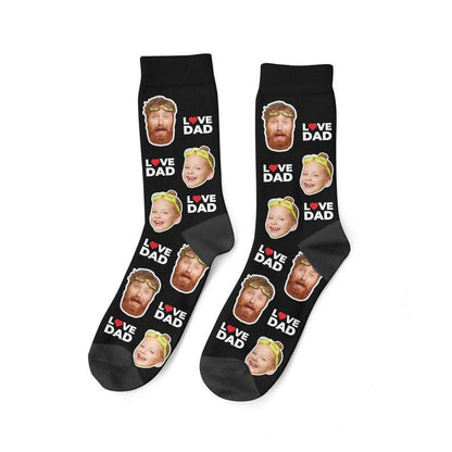 In Liebe Vater Socken individuelle Gesichtssocken personalisierte Socken