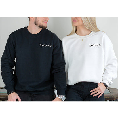 Jahrestag Geschenk Bestickte Paar-Pullover für ein unvergessliches Jubiläum