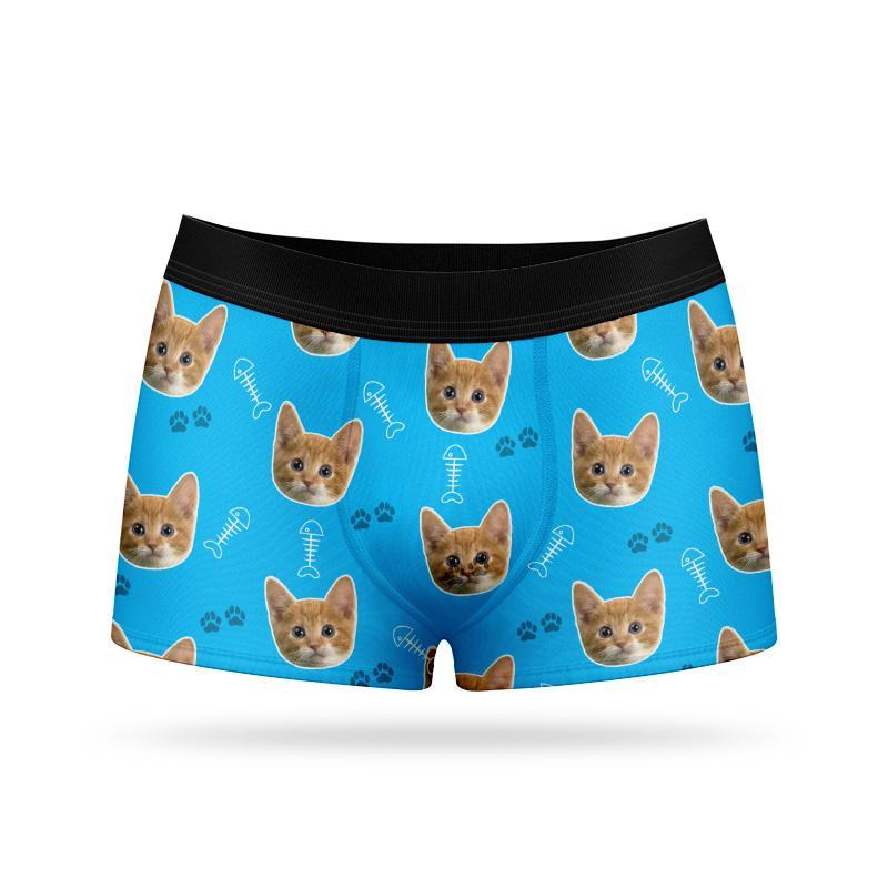 Custom Face Boxers - Cat - Make Custom Gifts