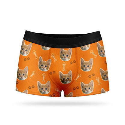 Custom Face Boxers - Cat - Make Custom Gifts