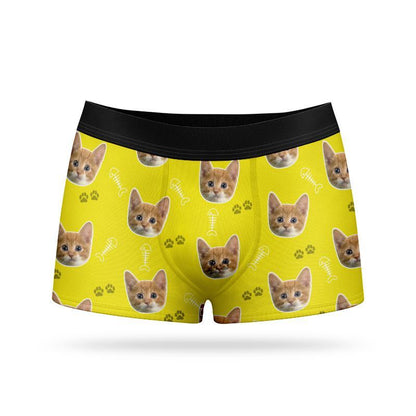 Custom Face Boxers - Cat - Make Custom Gifts