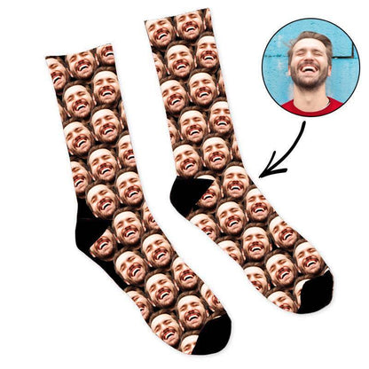 Custom Mash Face Socks 3 For 2 With My Face - Make Custom Gifts