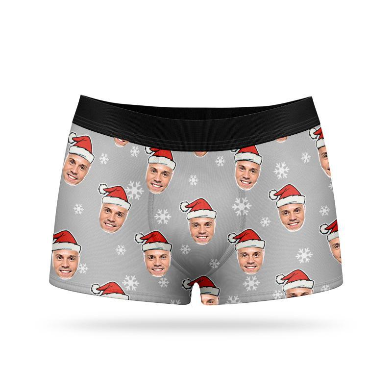 Custom Face Boxers - Santa - Make Custom Gifts