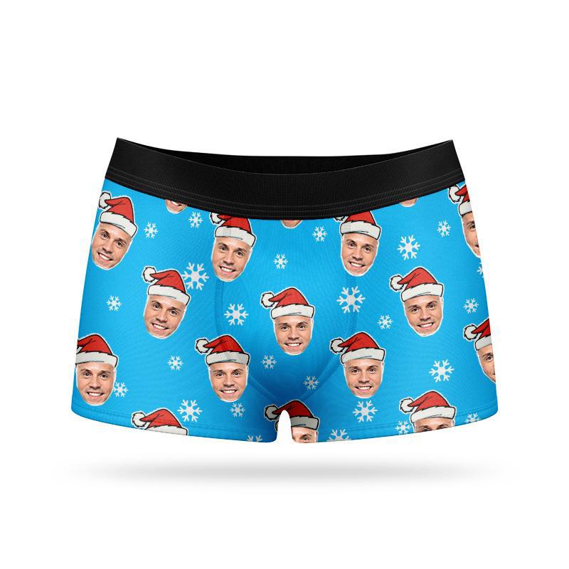 Custom Face Boxers - Santa - Make Custom Gifts